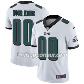 Maillot Homme Philadelphia Eagles Personnalisé Blanc